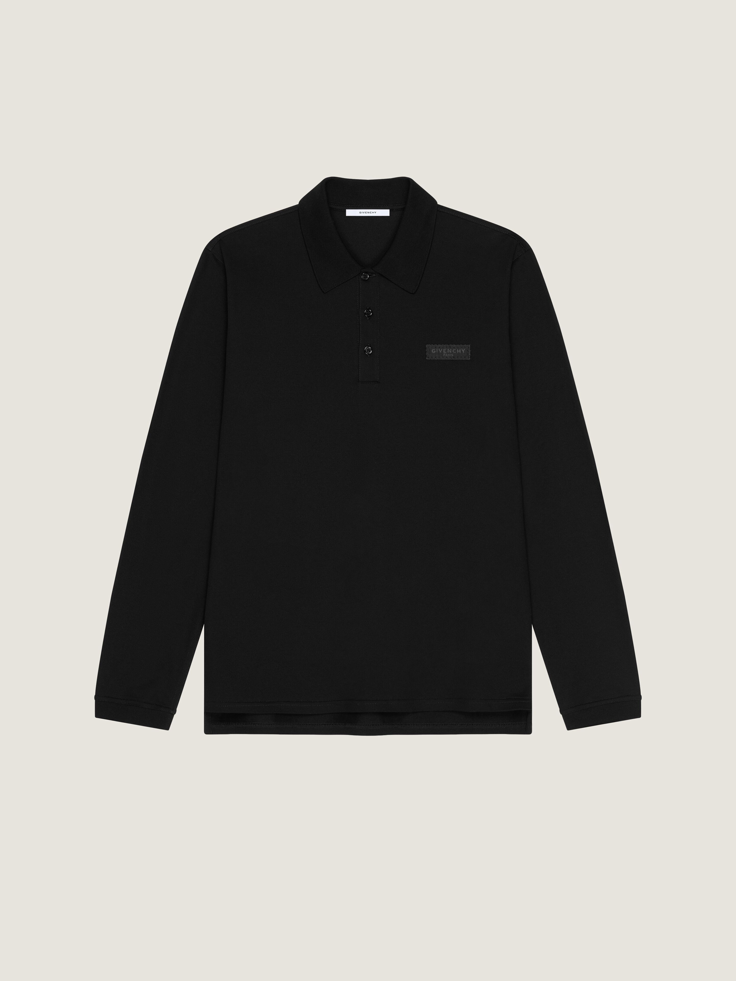 POLO IN COTTON WITH GIVENCHY PARIS GROS GRAIN - 1