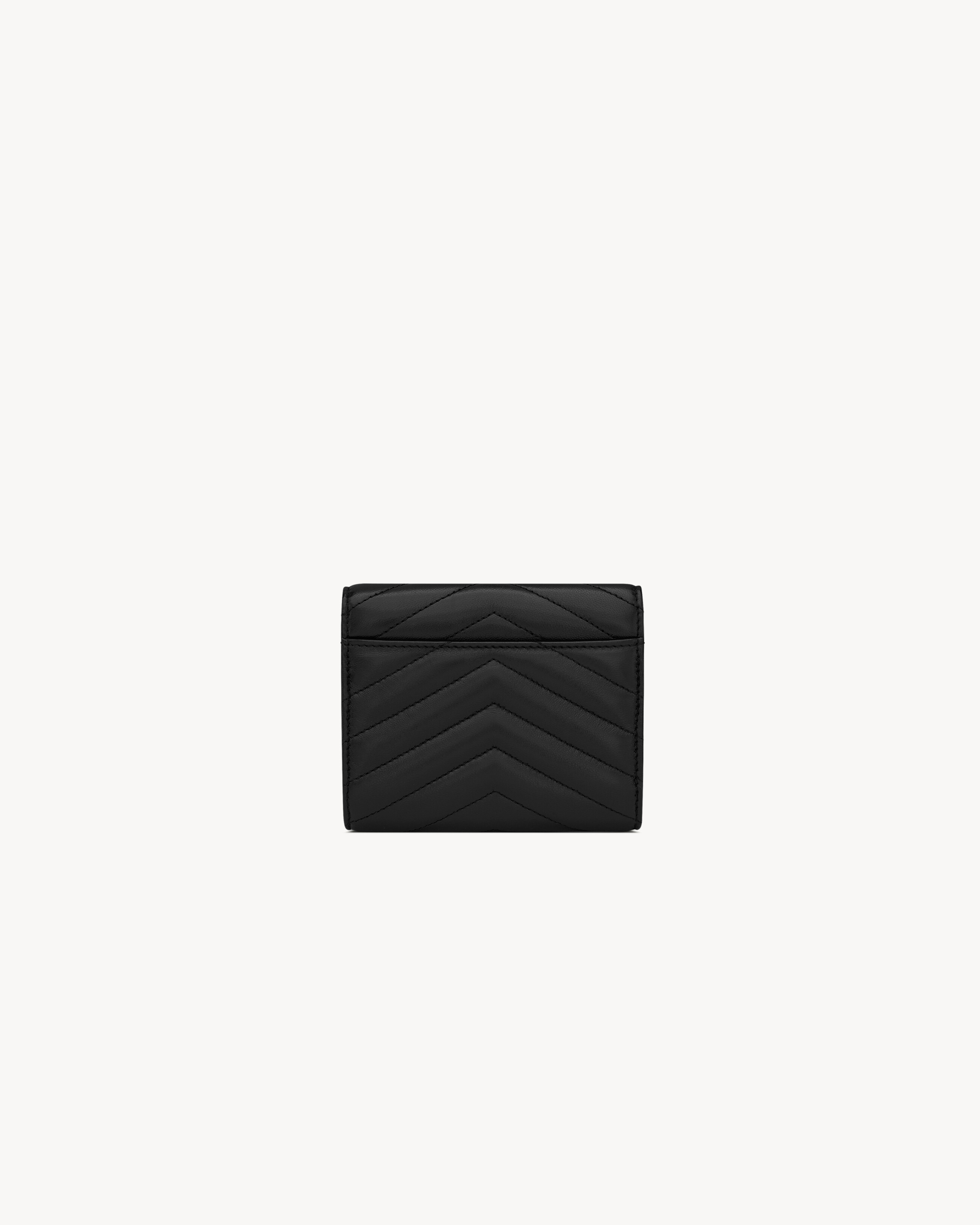 CASSANDRE MATELASSÉ COMPACT TRI FOLD WALLET IN LAMBSKIN - 2