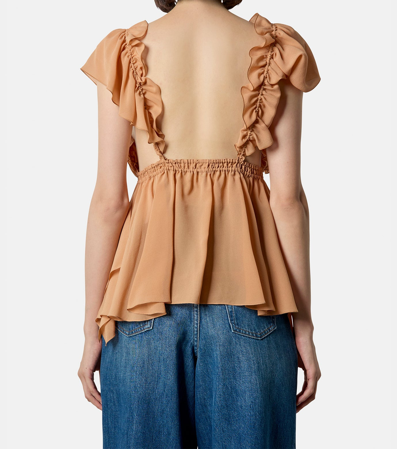 Silk Georgette Sleeveless Top - 3