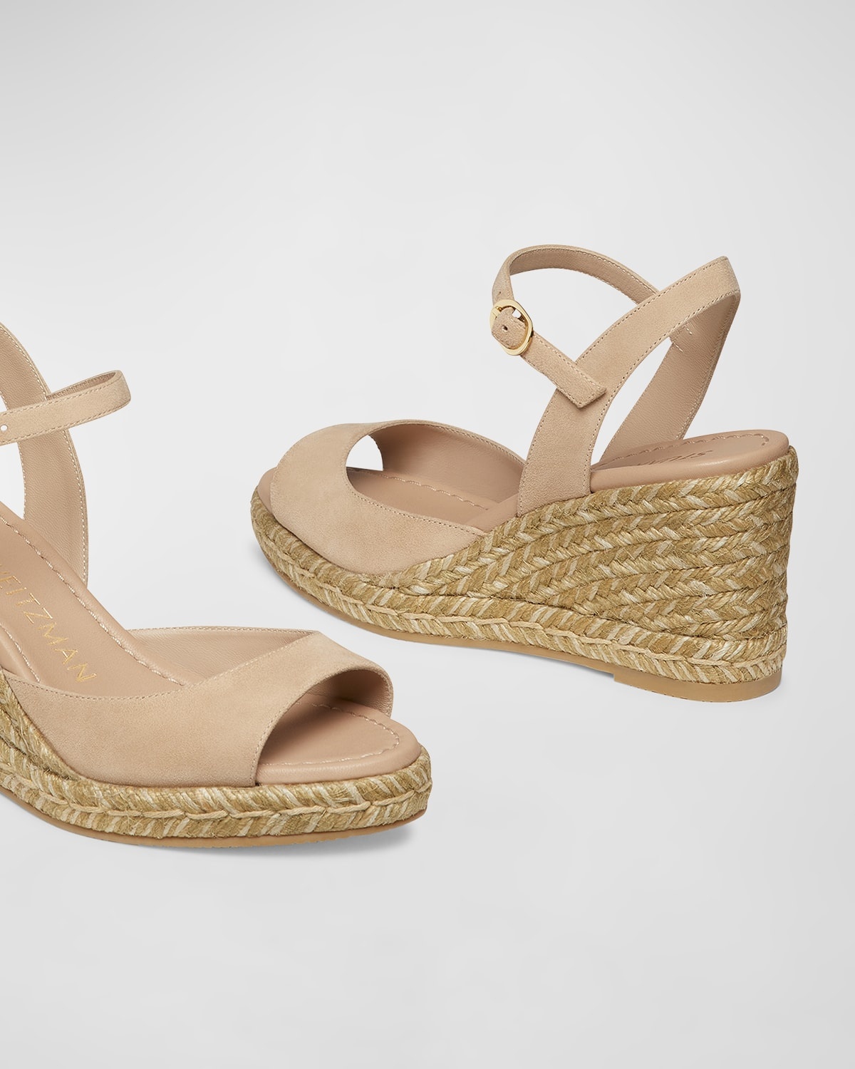 Tia Suede Wedge Espadrille Sandals - 5