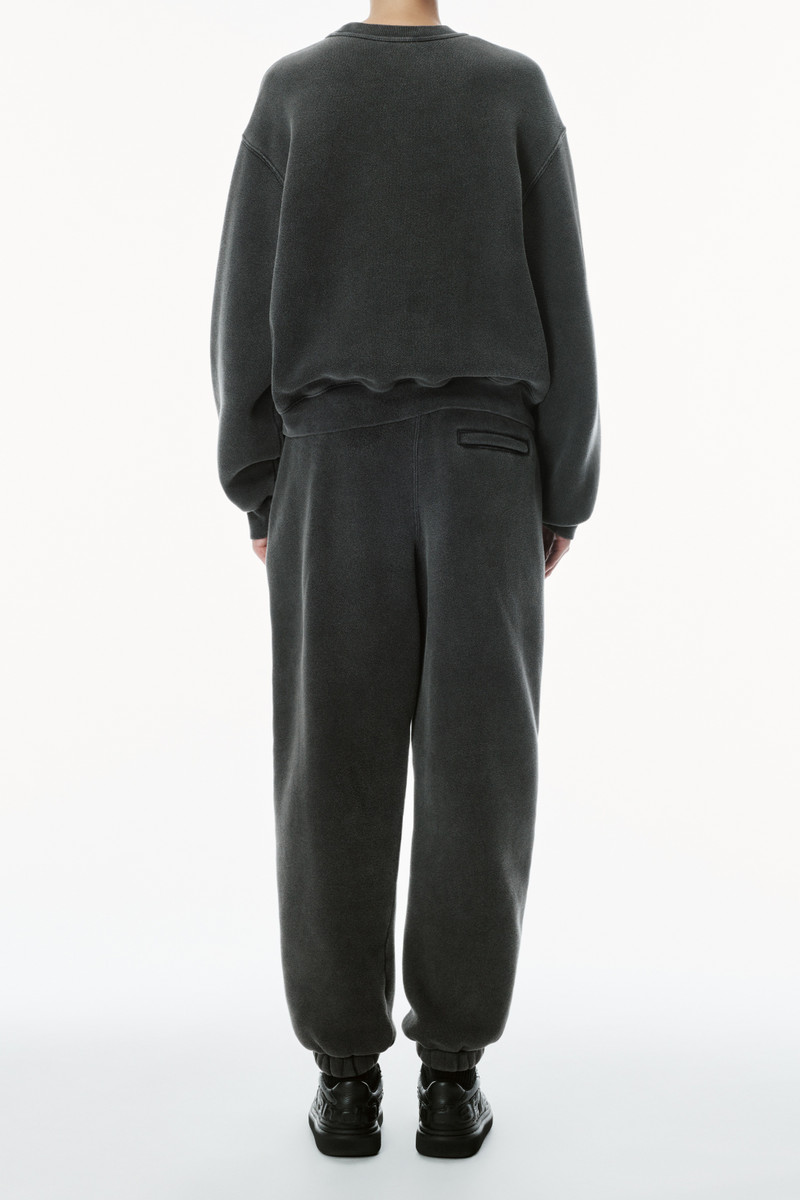 Logo Cotton Terry Sweatpants 3