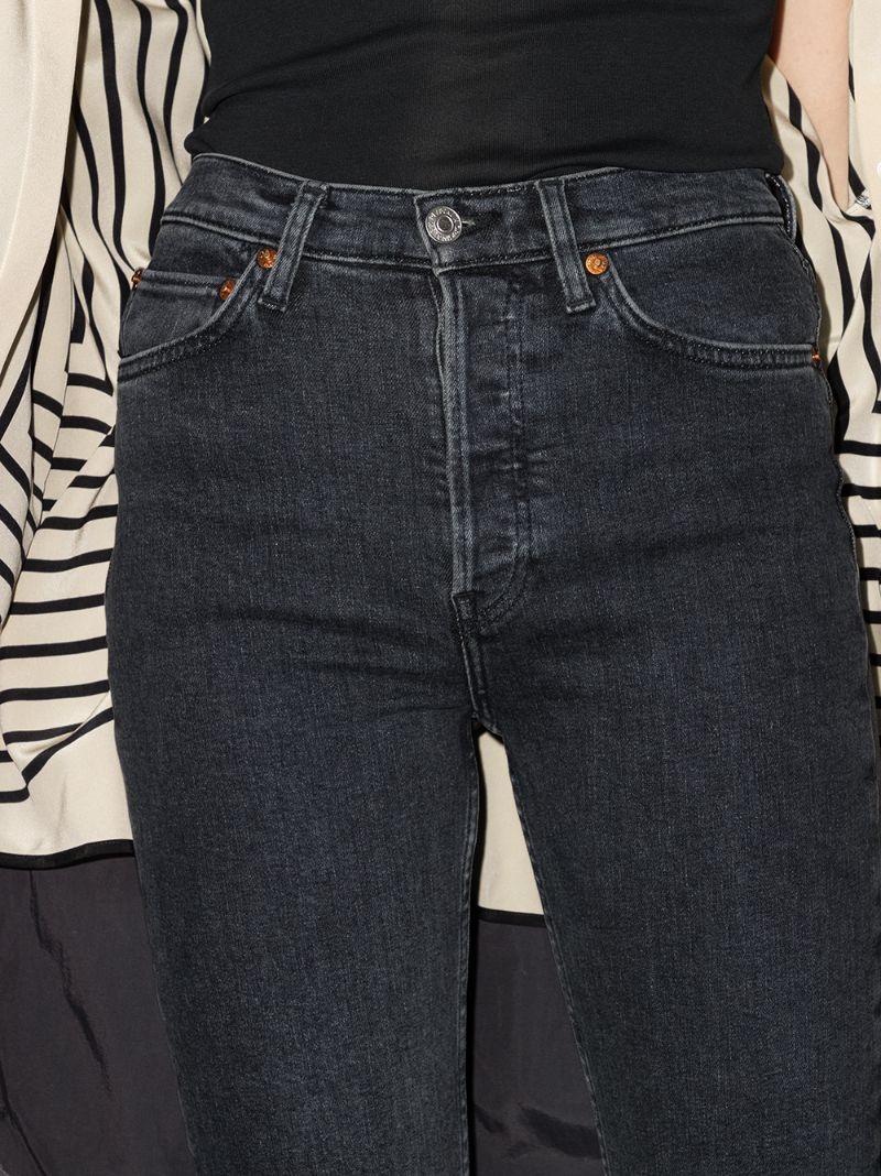 90s high-rise cropped jeans - 4