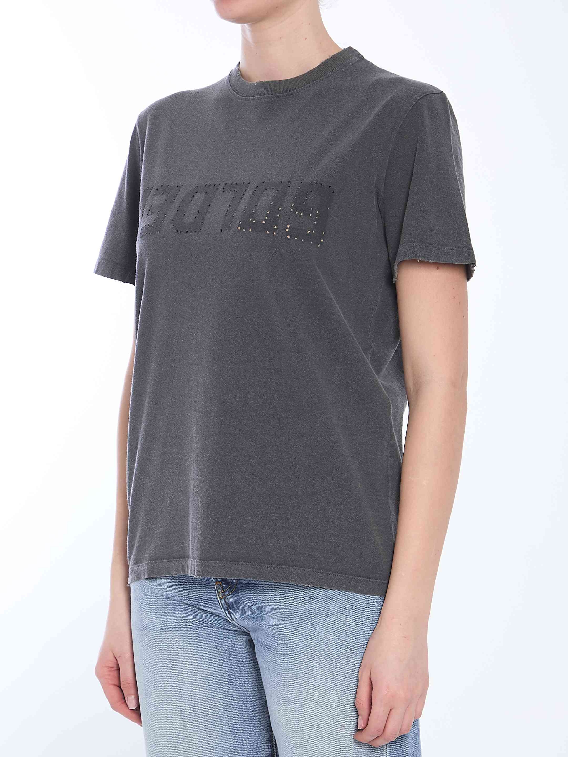 Golden Goose Women Distressed T-Shirt - 2