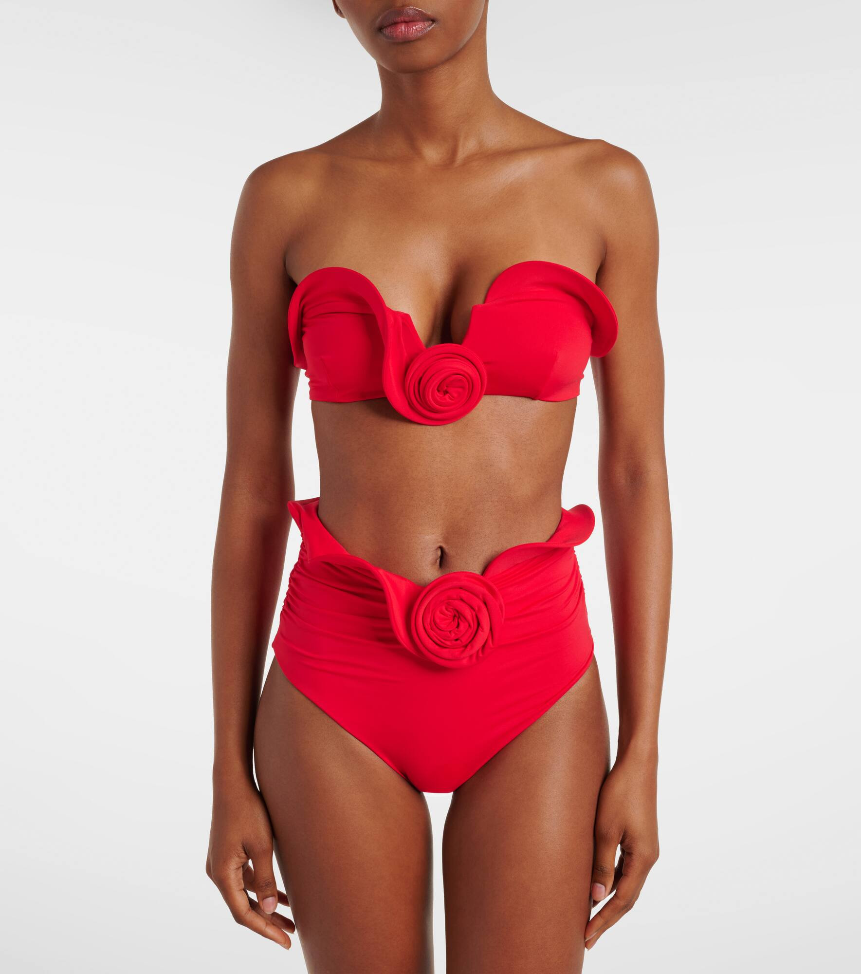 Floral-appliqué bikini bottoms - 2