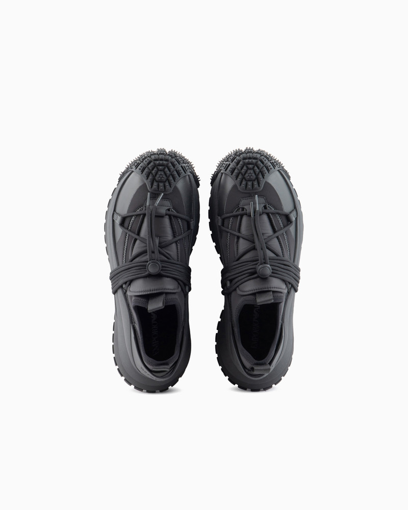 Nylon sneakers with scuba details and drawstring 3