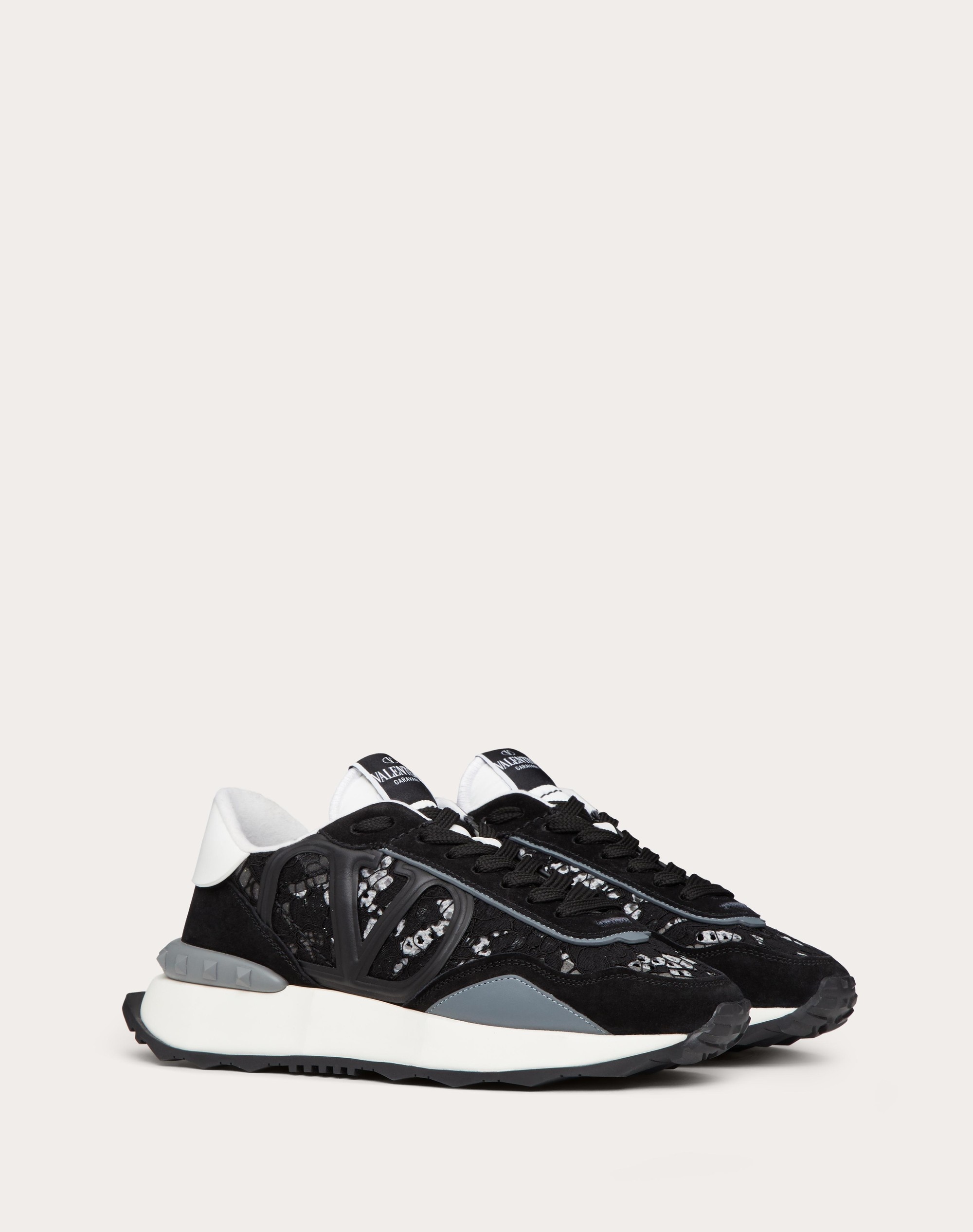 LACE AND MESH LACERUNNER SNEAKER - 2