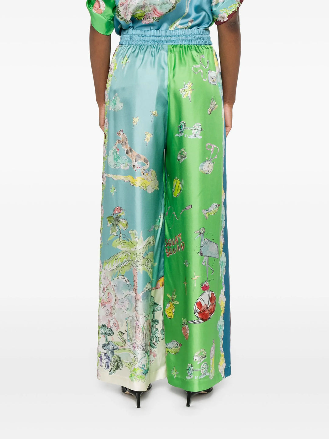 Daria Silk Pants - 4