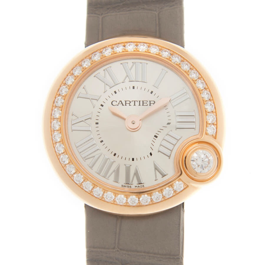Cartier Ballon Blanc De Cartier Quartz Diamond Silver Dial Ladies Watch WJBL0006 - 2