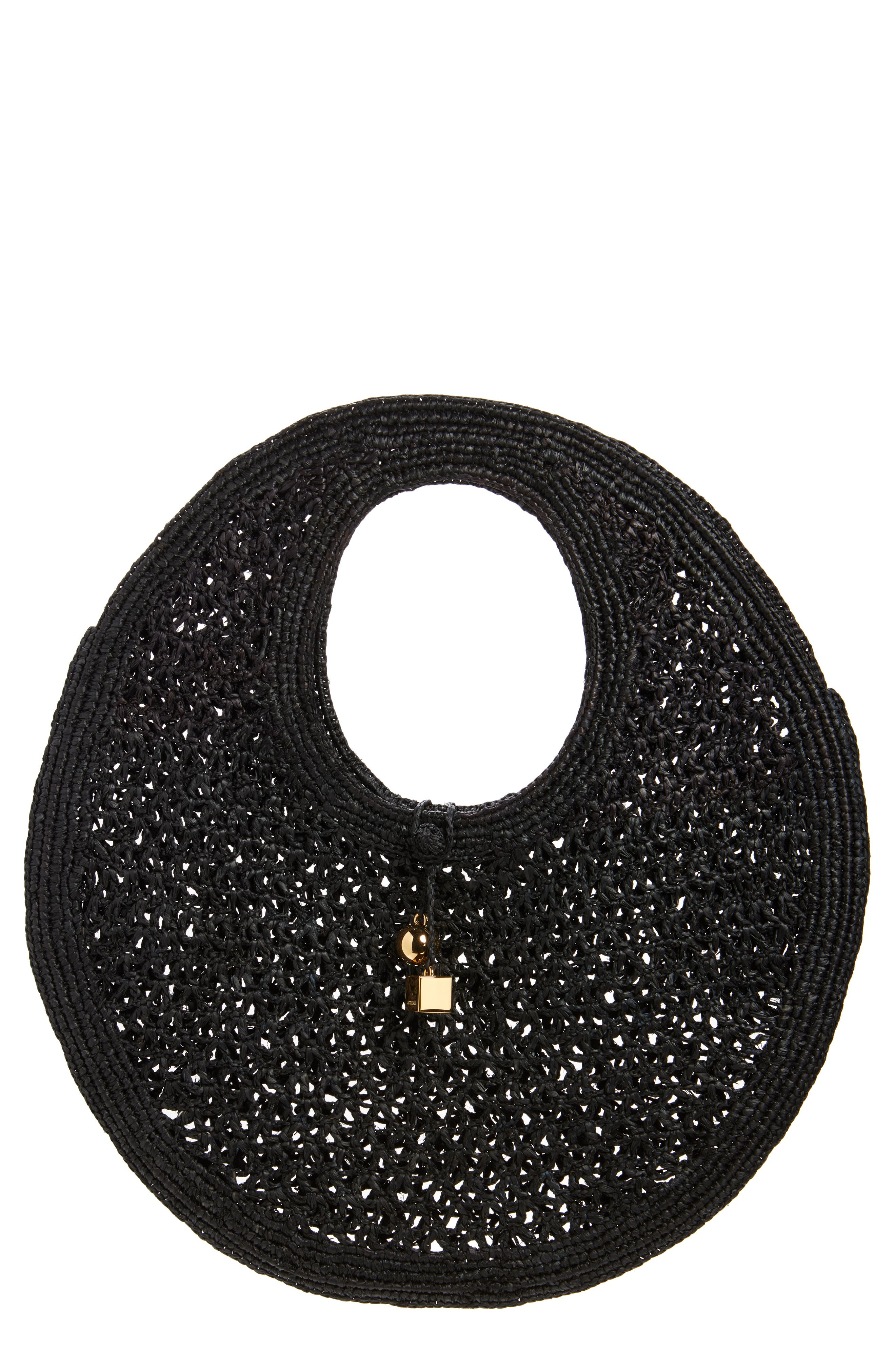 Jacquemus Le Spiaggia Round Bag in Black at Nordstrom - 1