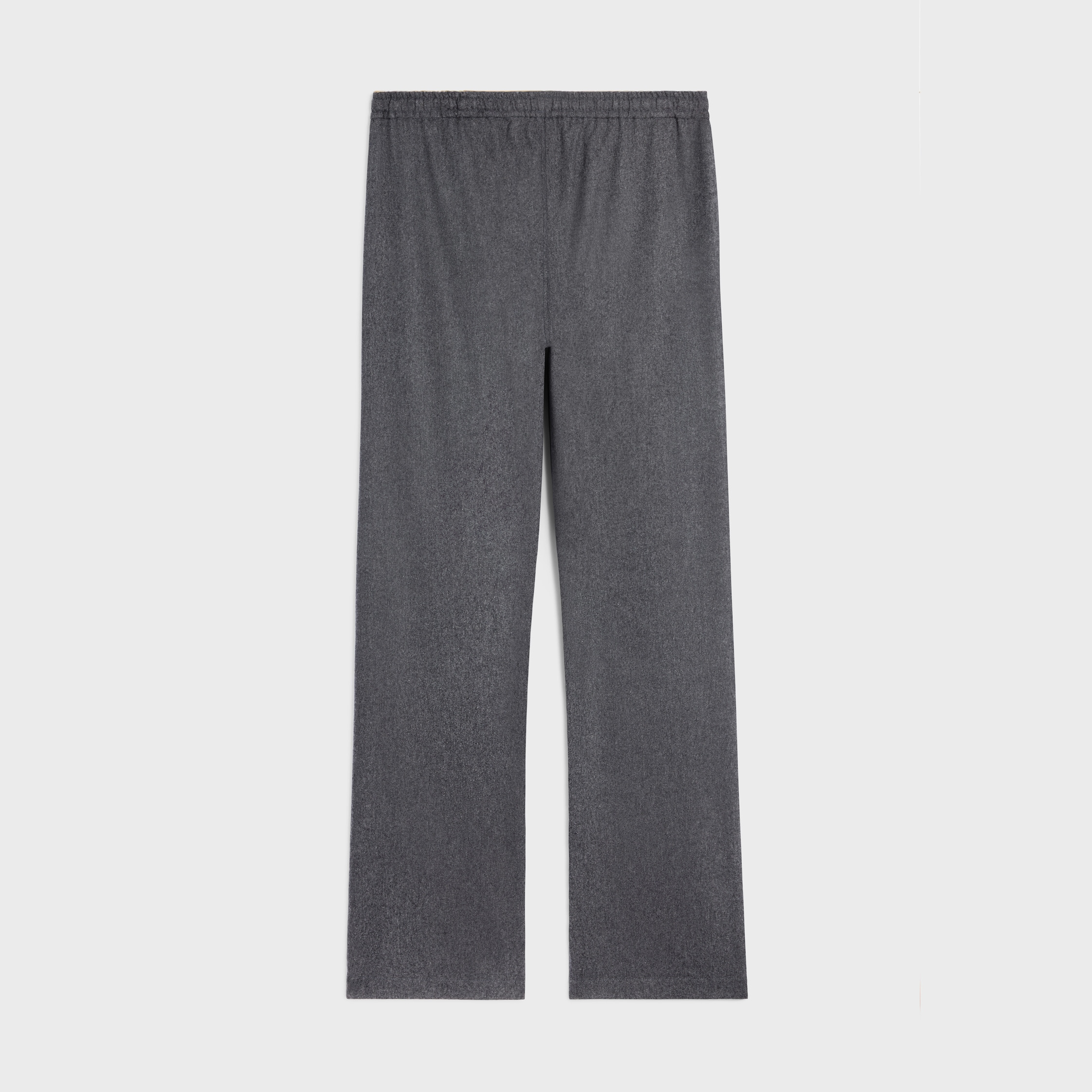 drawstring trousers IN CASHMERE FLANNEL - 2