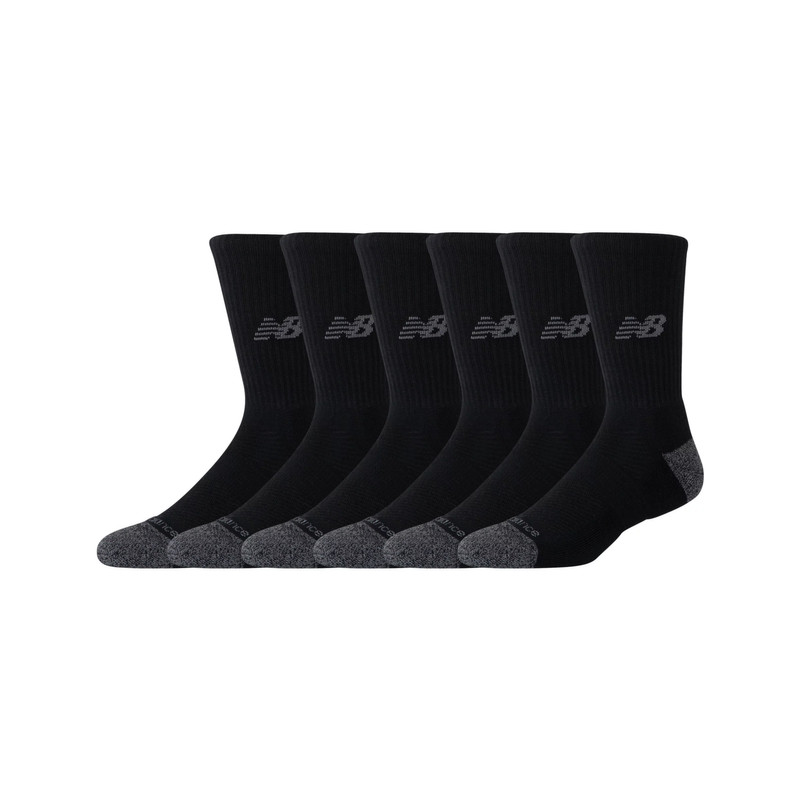 Unisex Active Crew Socks 6 Pack - 1