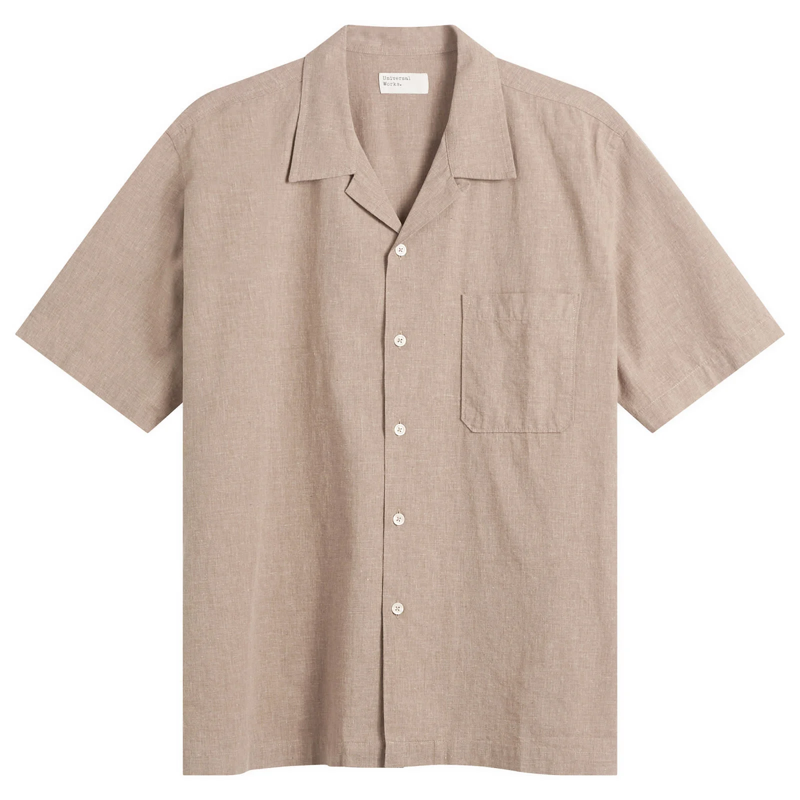 Universal Works Sido Linen Mix Road Shirt - 1