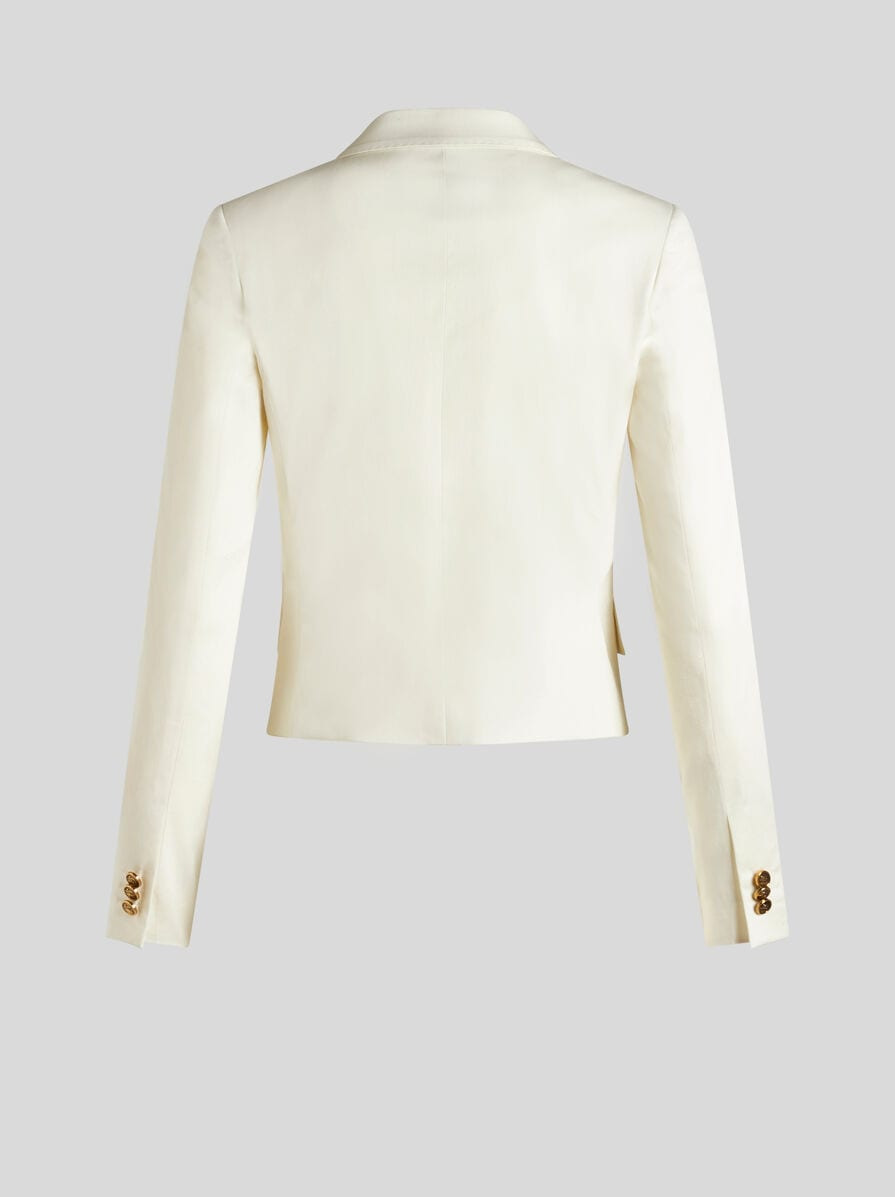 DOUBLE-BREASTED JACKET WITH PEGASO BUTTONS - 5