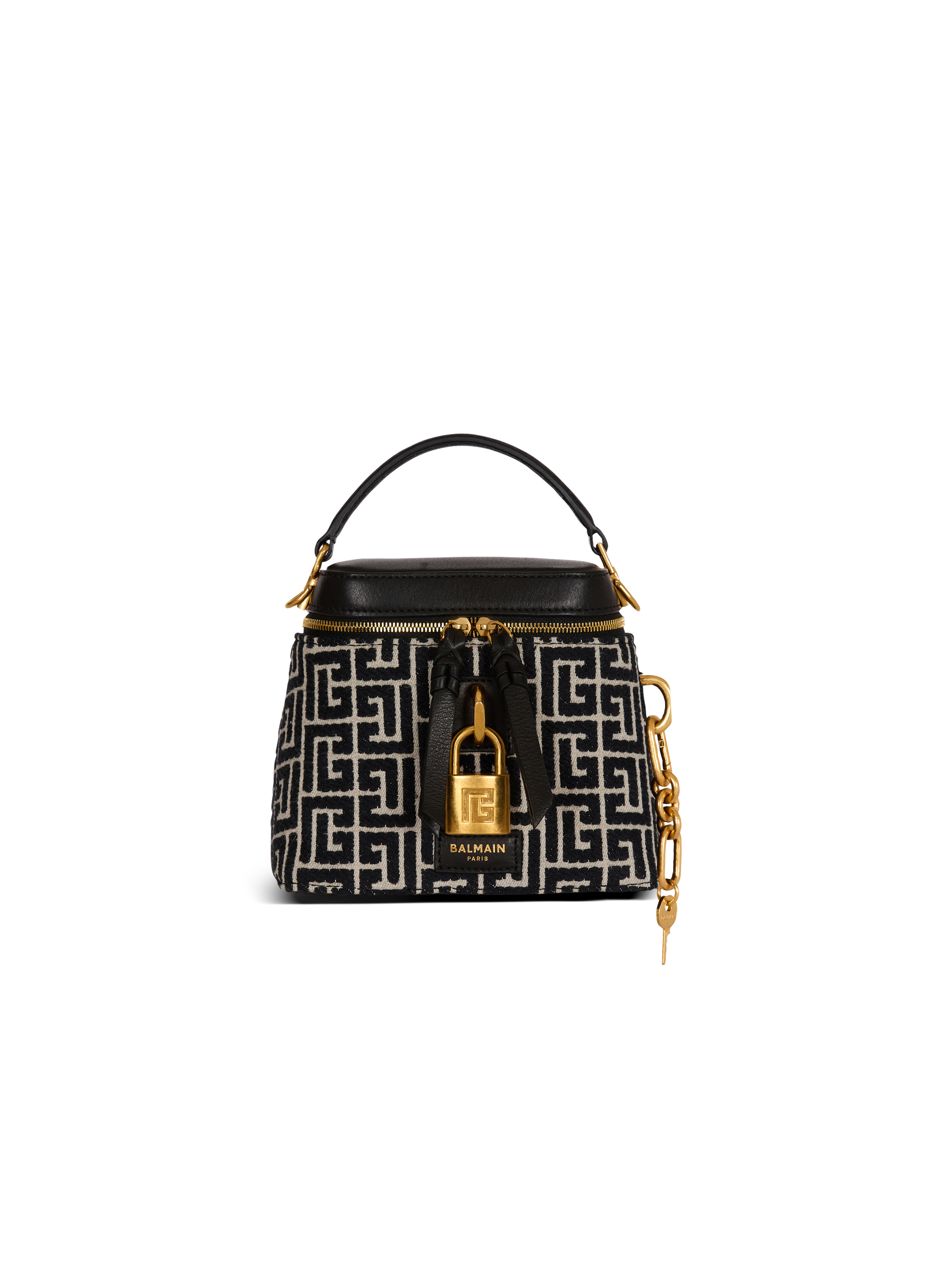 Pulse Vanity bag in monogrammed jacquard canvas and leather - 1