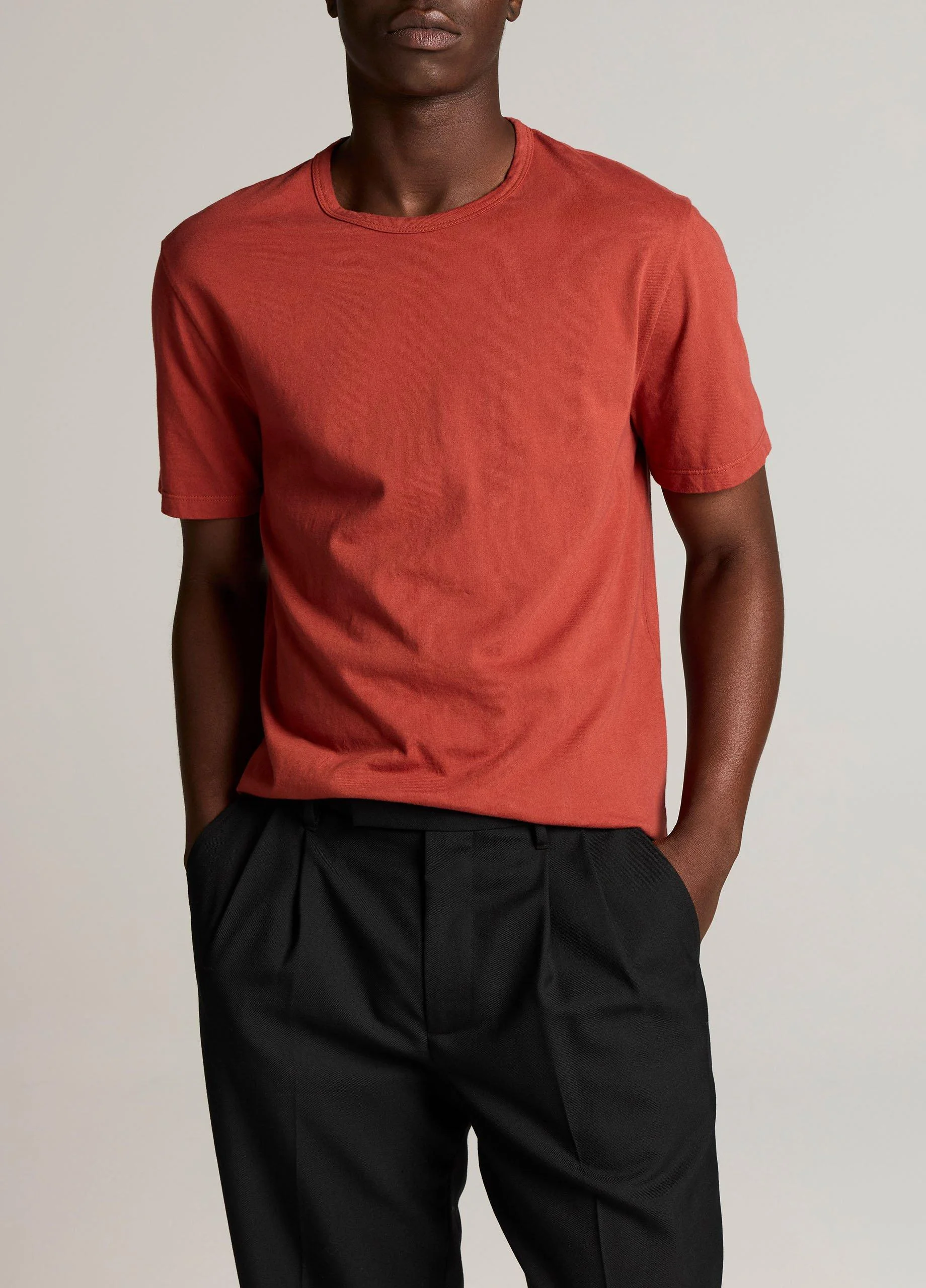 Garment Dye Cotton T-Shirt - 1