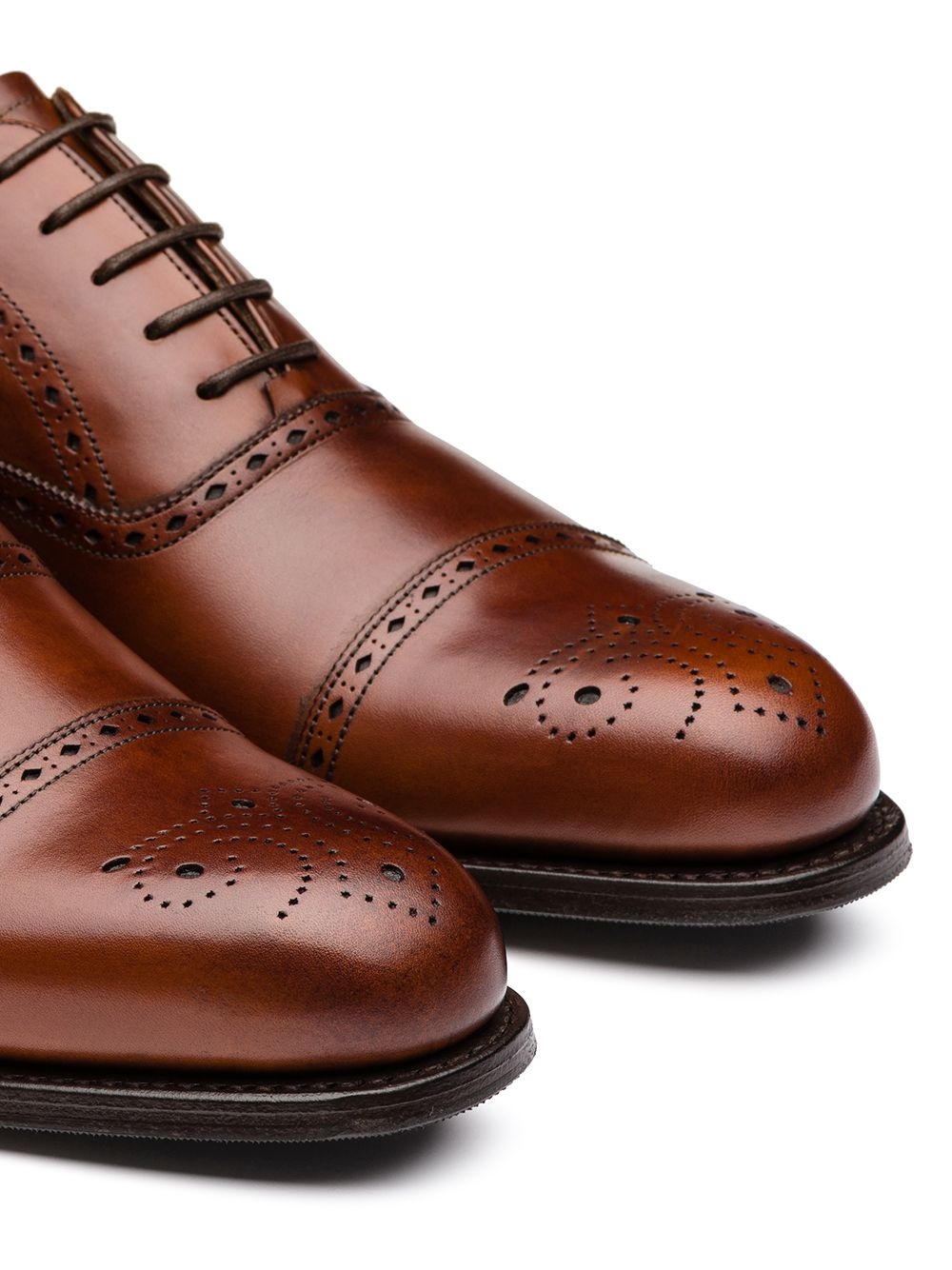 Nevada leather Oxford brogues - 4