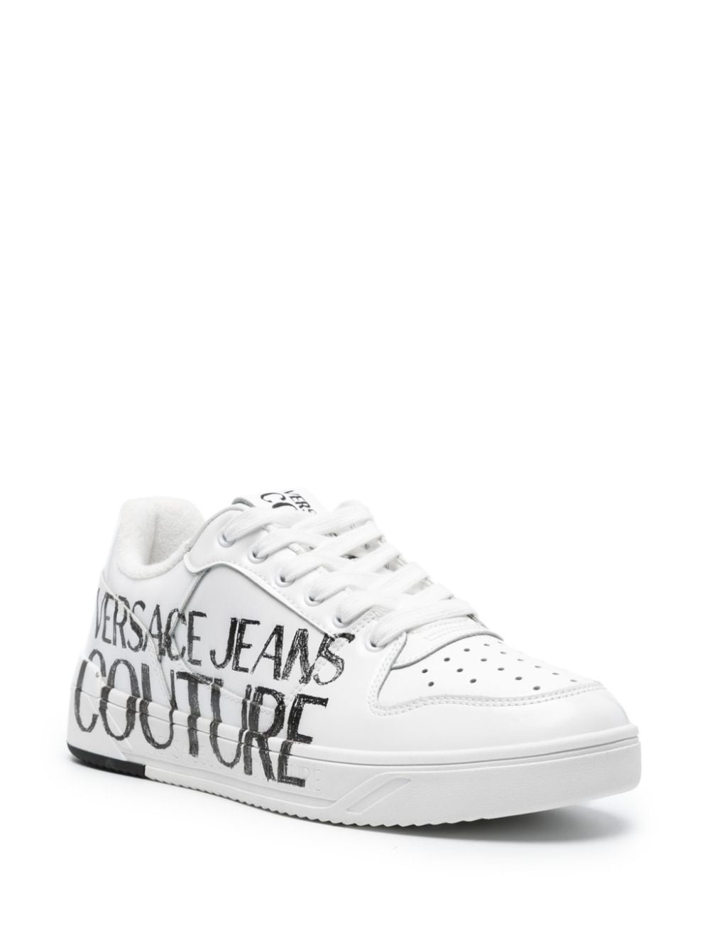 Starlight logo-print leather sneakers - 2