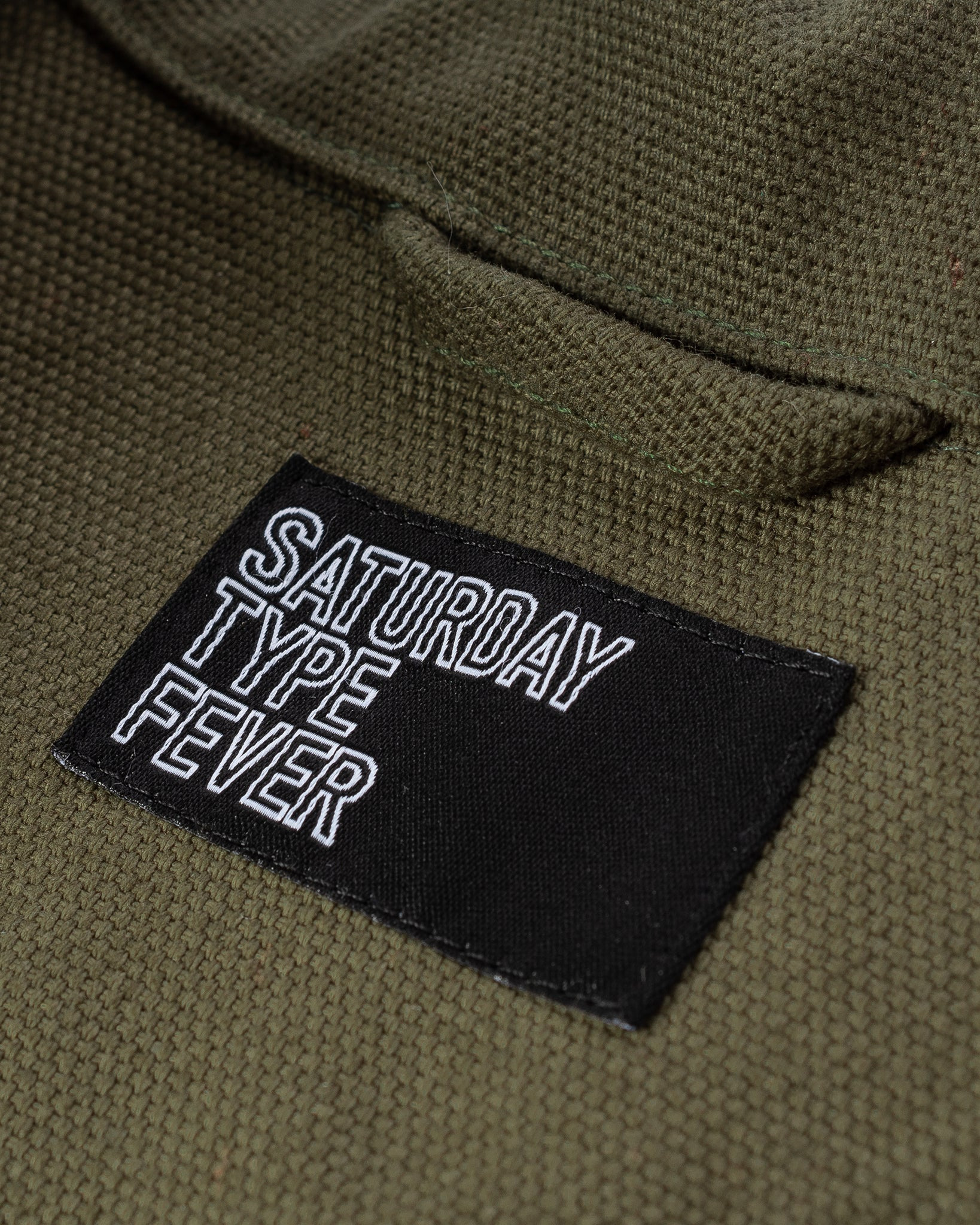 STF-BRO71 SaturdayTypeFever - 9oz Olive Cotton Shirt - Brother71 - 11