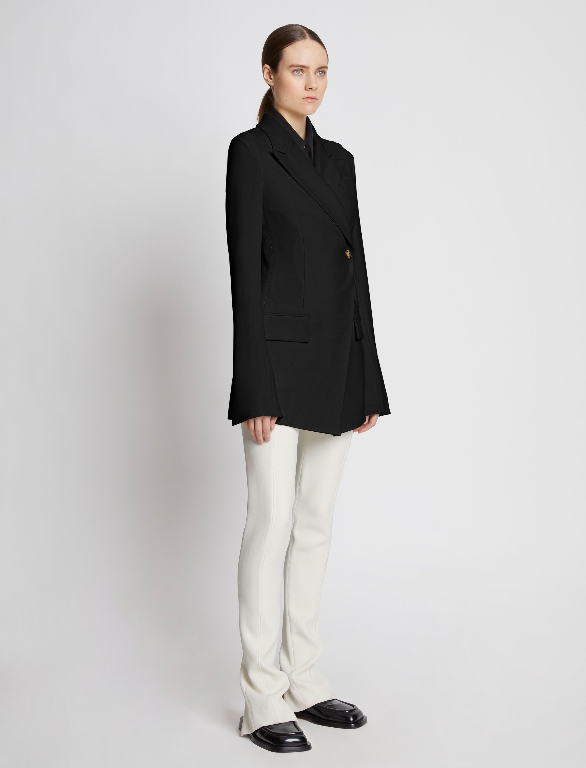 Bi-Stretch Crepe Blazer - 4