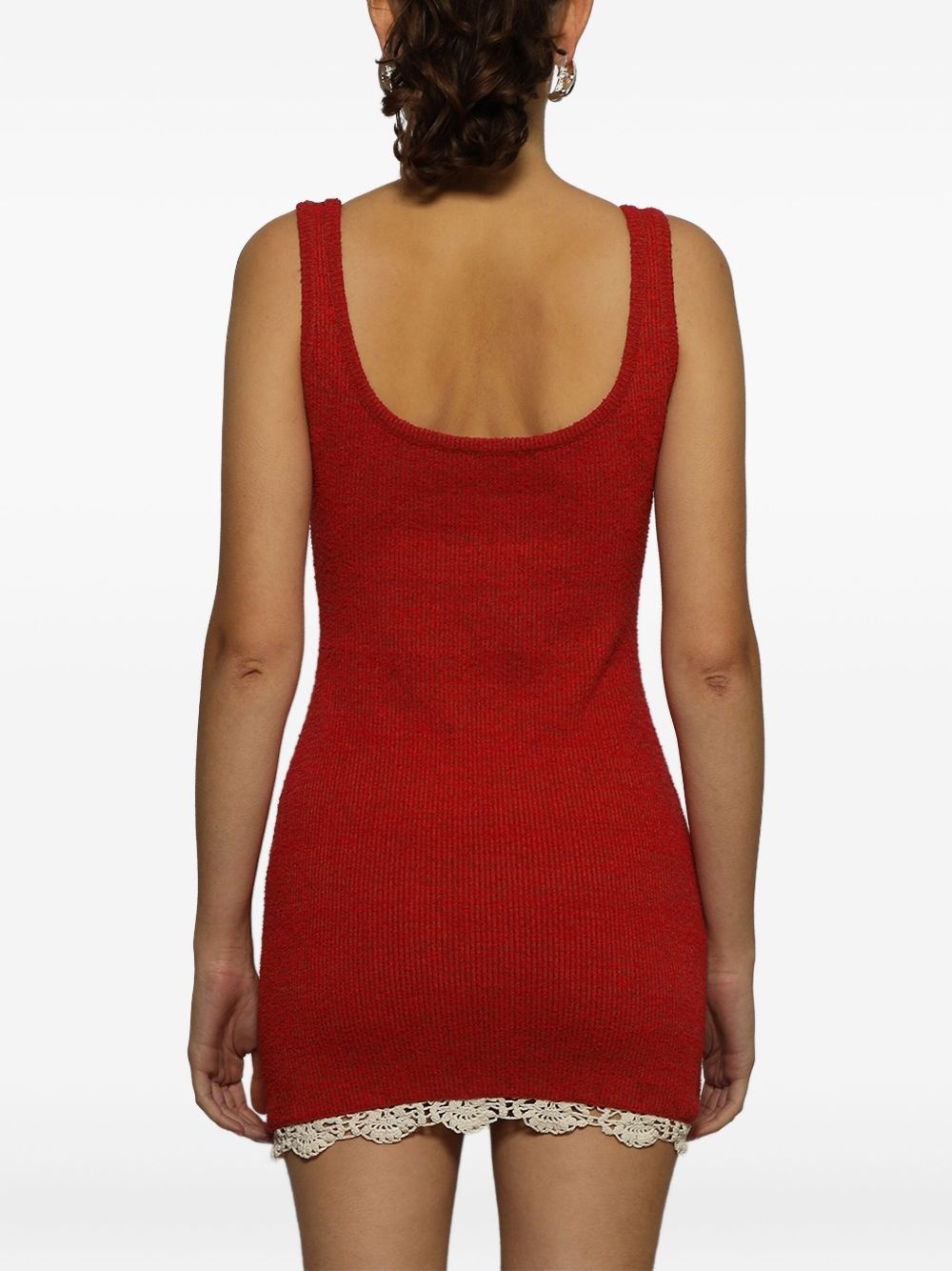 ribbed-knit minidress - 5