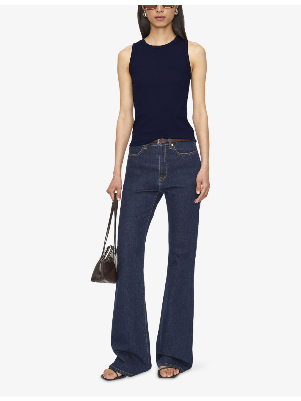 The Jersey Rib Round-Neck Stretch-Cotton Tank Top - 2