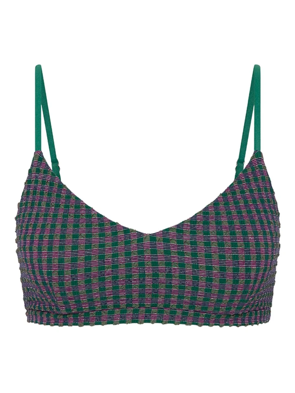 Aliki Ballet check-pattern bra - 1
