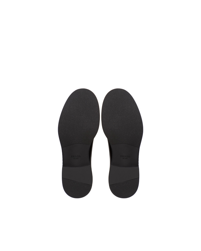 Brushed leather lace-up shoes 6