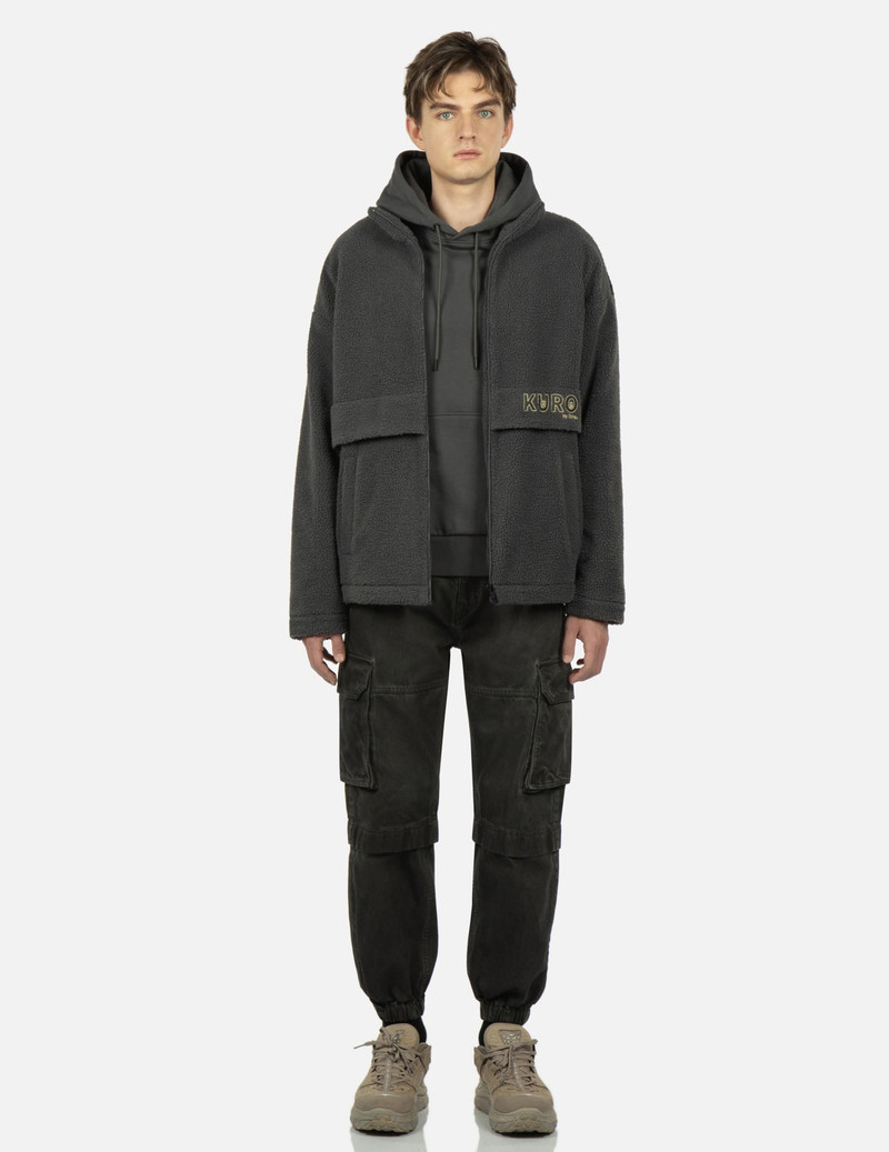 Brush Camouflage Jacquard Fleece Jacket 6