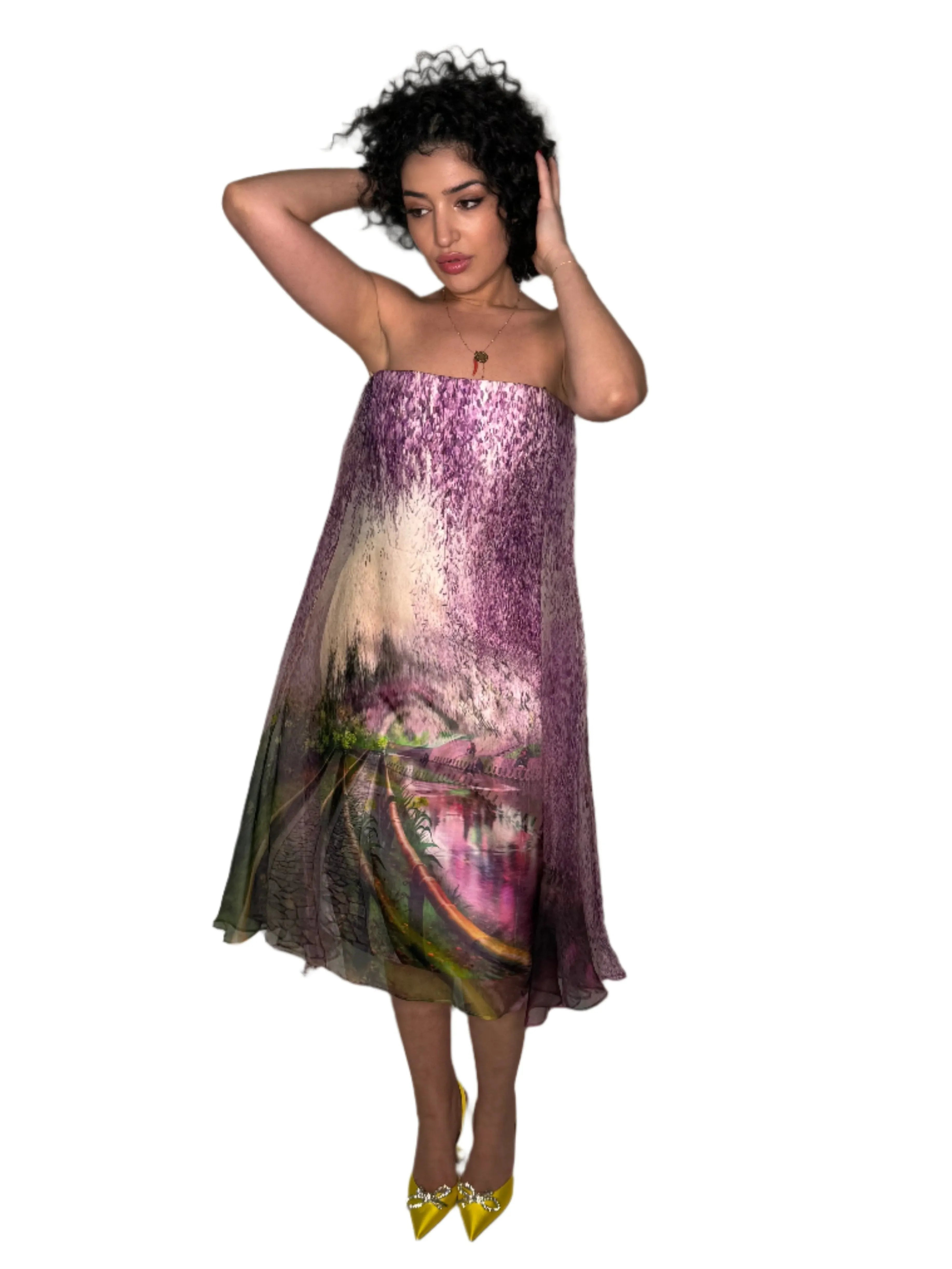 Mary Katrantzou - Purple Underwood Varro Dress - 5