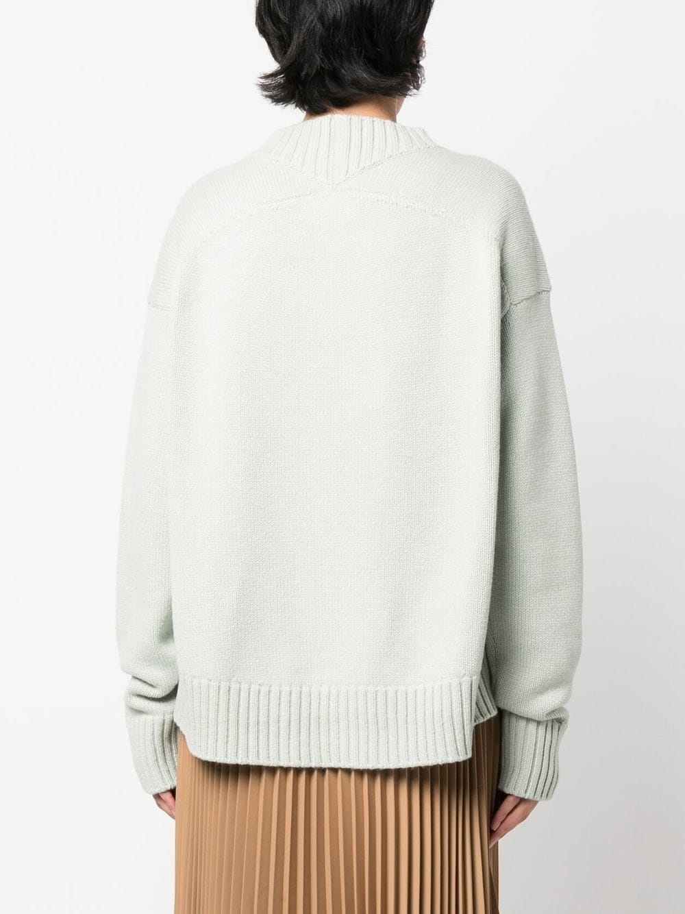 fine knit cotton-cashmere jumper - 4