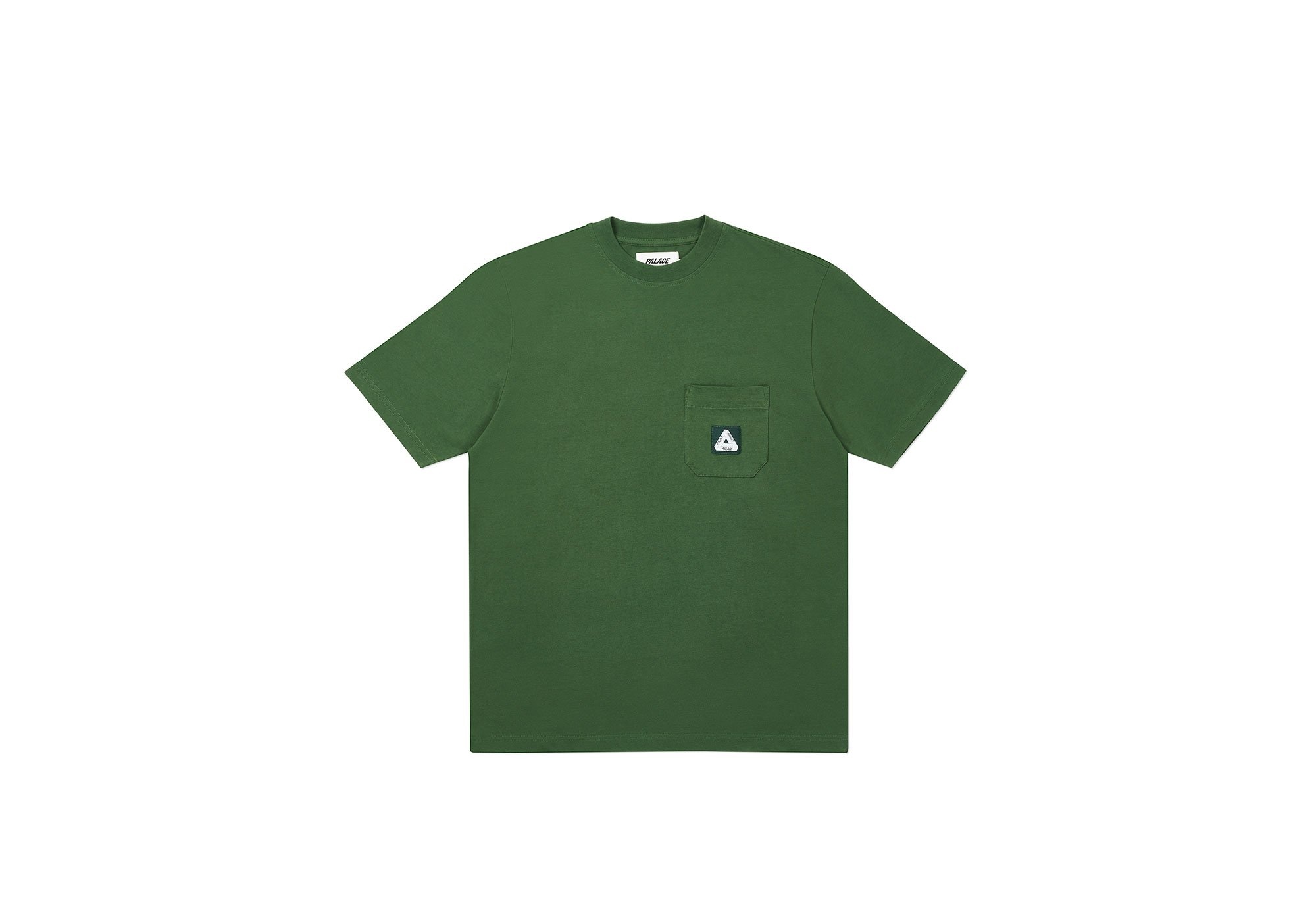 PATCH POCKET T-SHIRT GREEN - 1