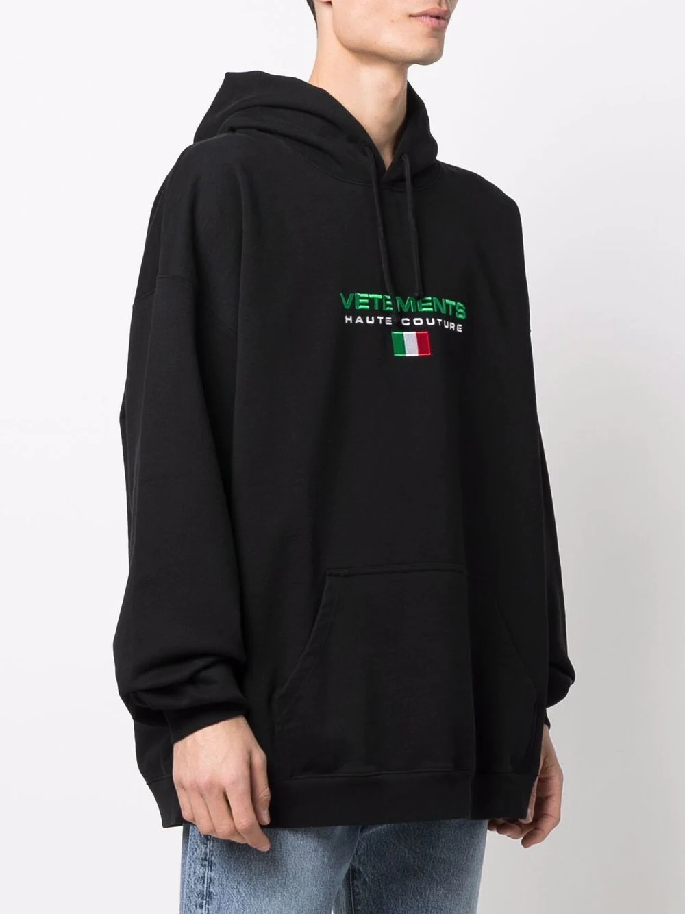 logo-print pullover hoodie - 4