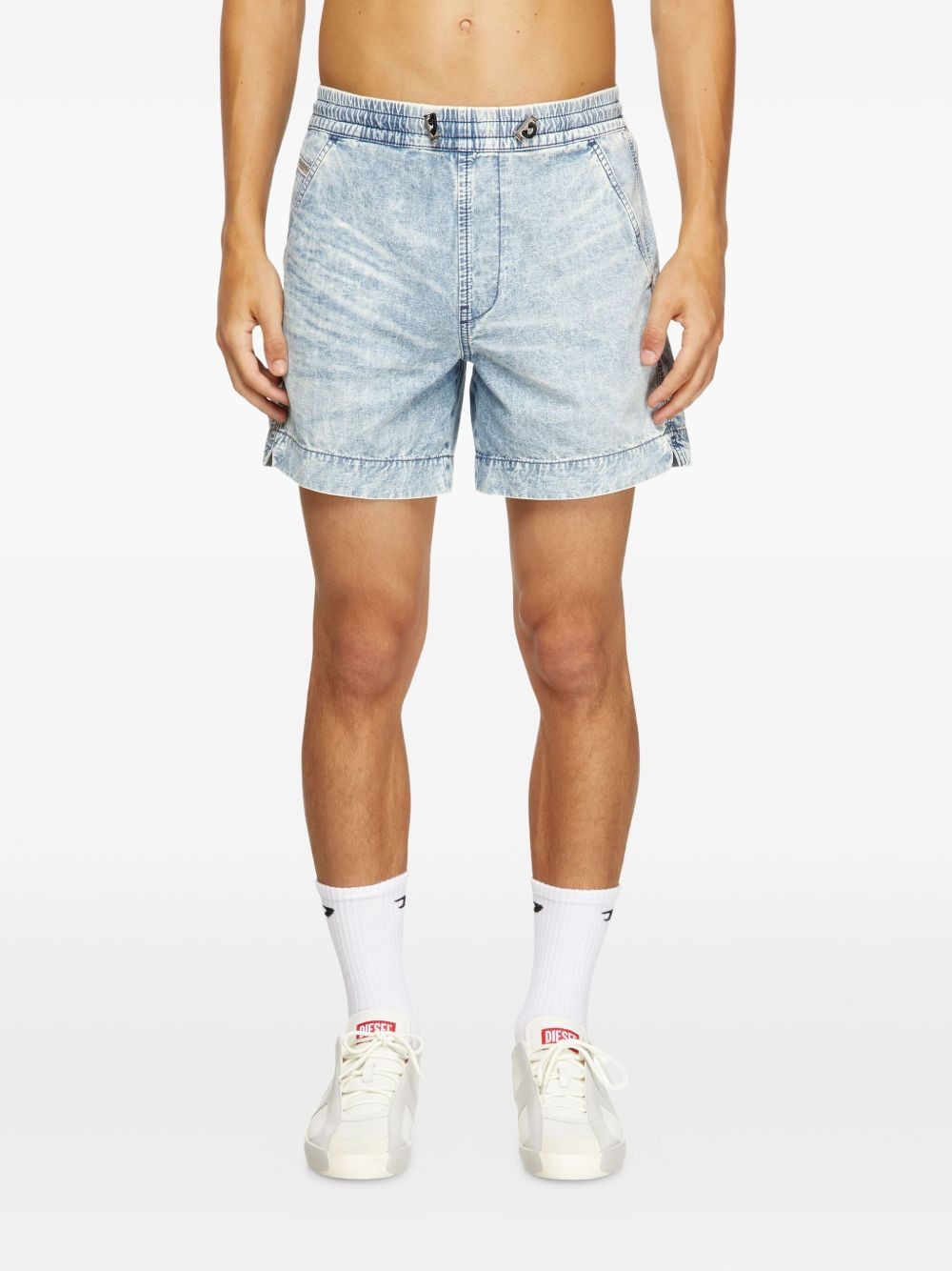 D-Tenni-S elasticated denim shorts - 3