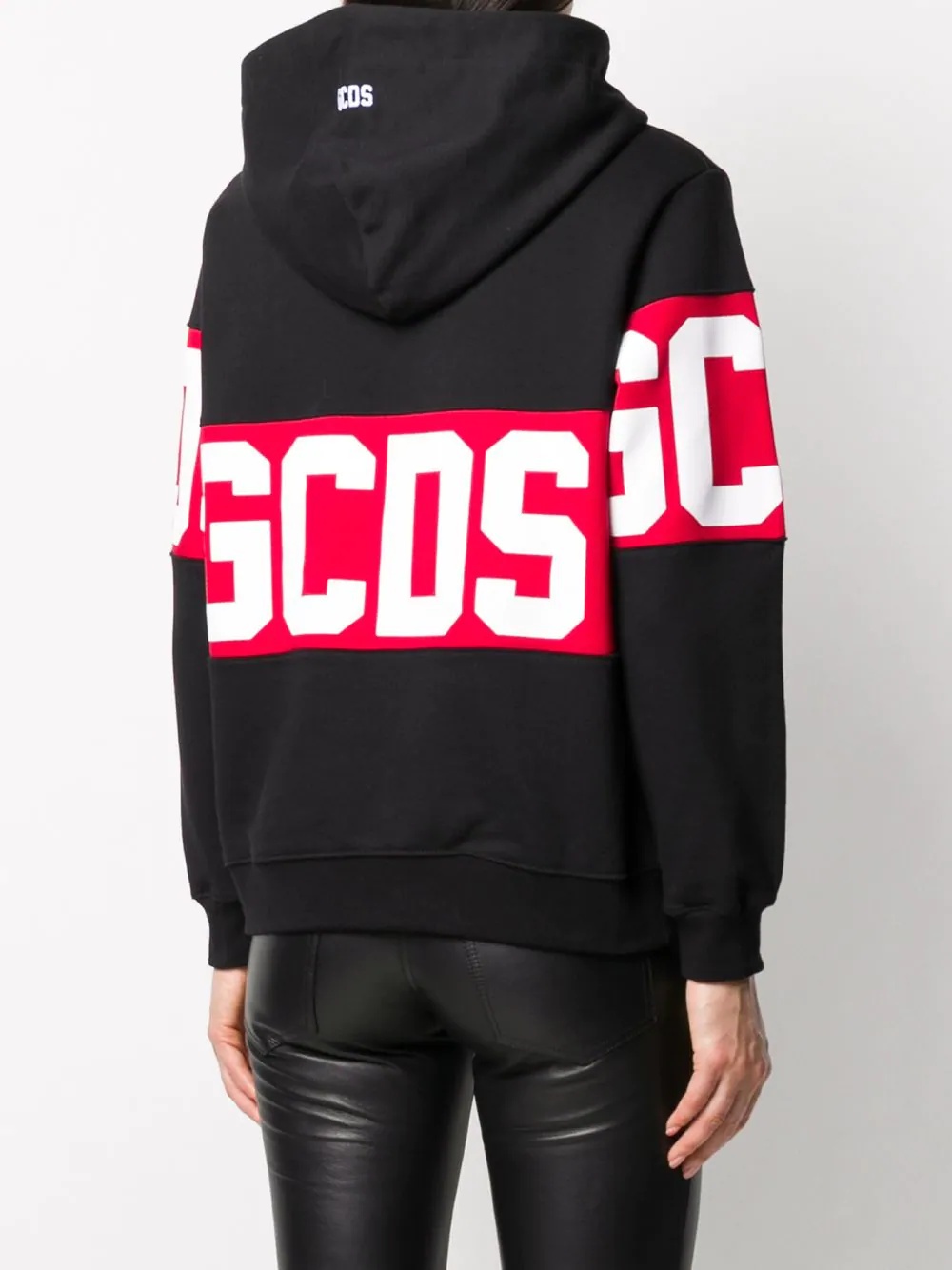 logo print hoodie - 4