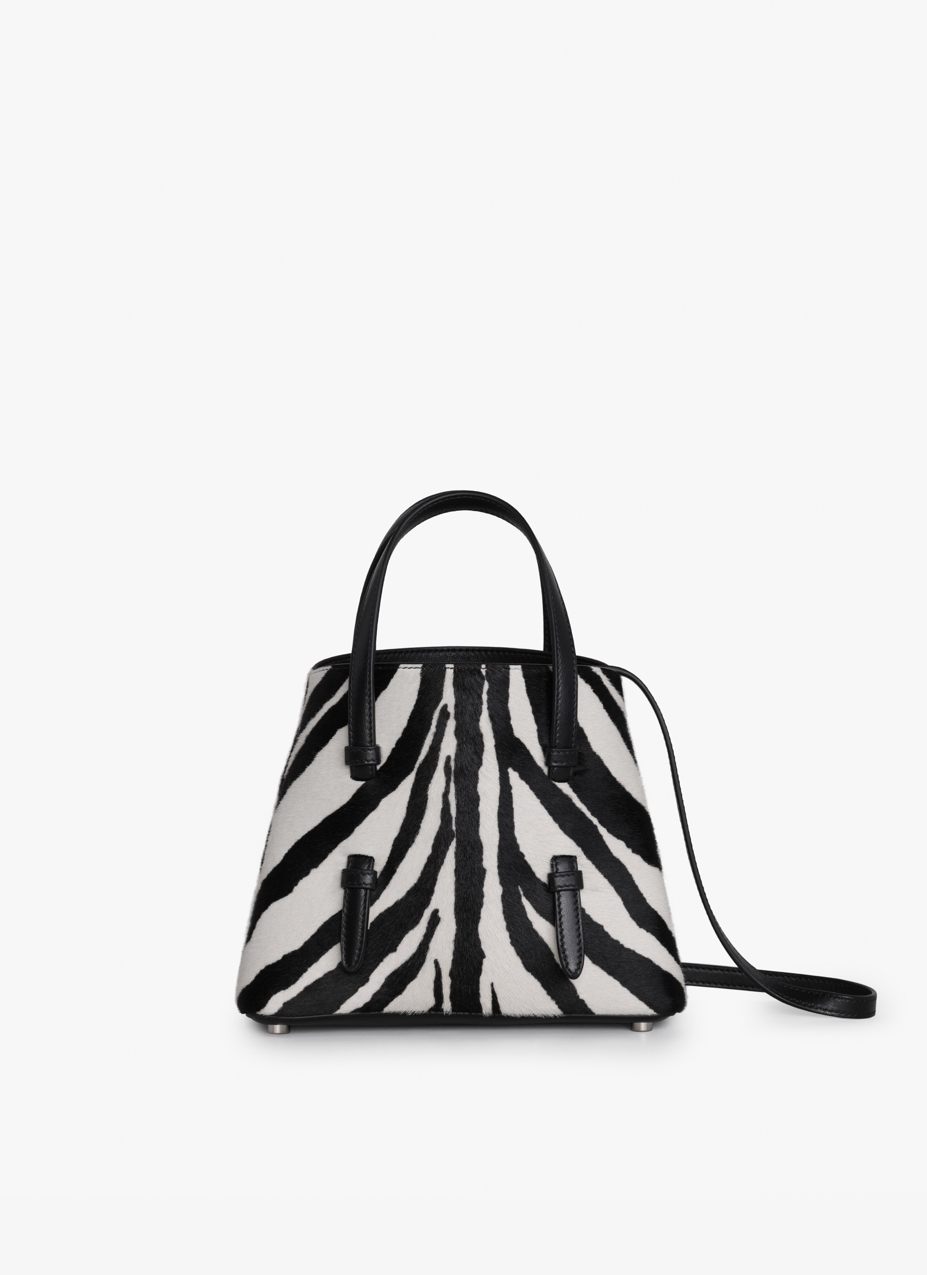 MINA 20 IN ZEBRA PRINT ON HAIRY CALFSKIN - 4