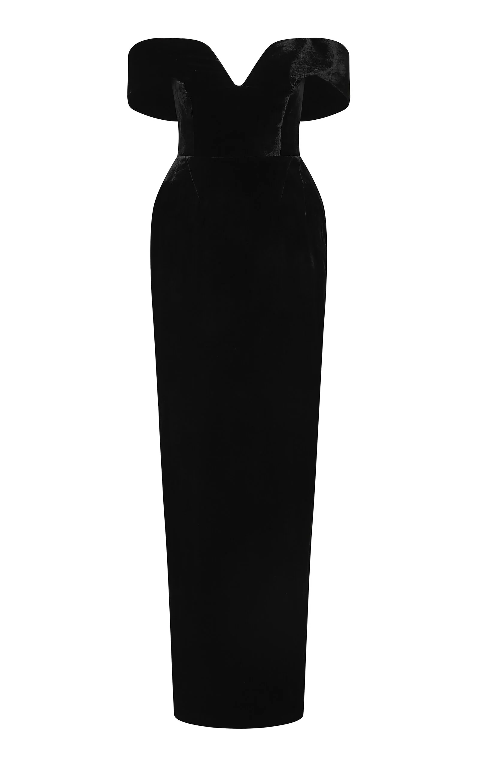 Ryn Silk-Blend Gown black - 1