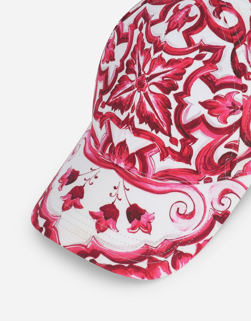 Dolce & Gabbana Baseball cap with Majolica print outlook