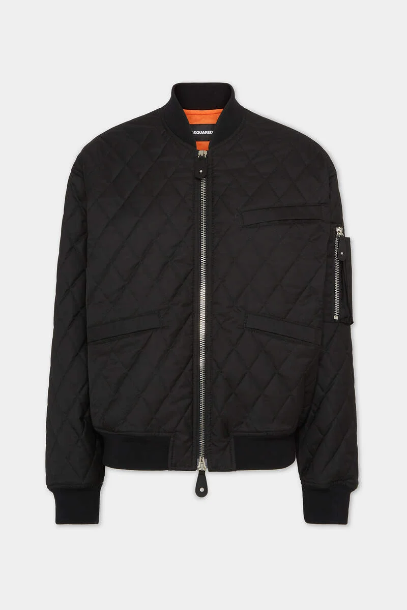 D2 QUILTED BOMBER - 1