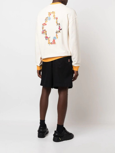 Marcelo Burlon County Of Milan logo-print cotton sweatshirt outlook