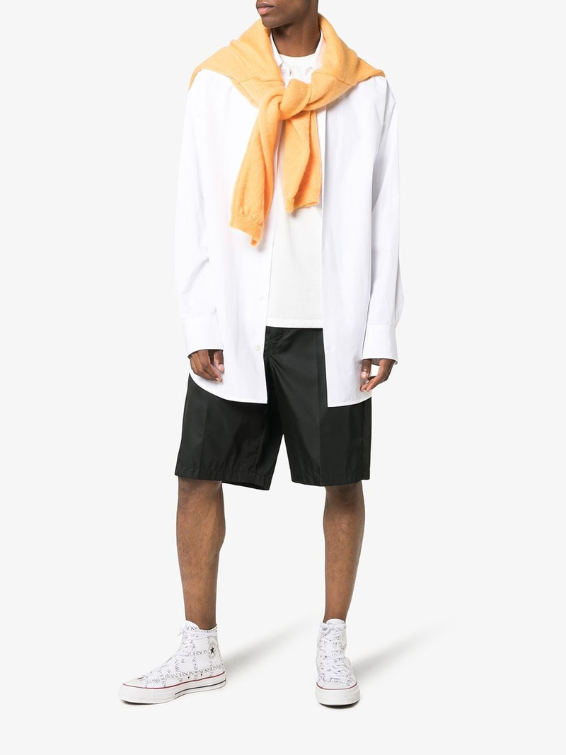 Converse x JW Anderson White Logo Print Sneakers outlook
