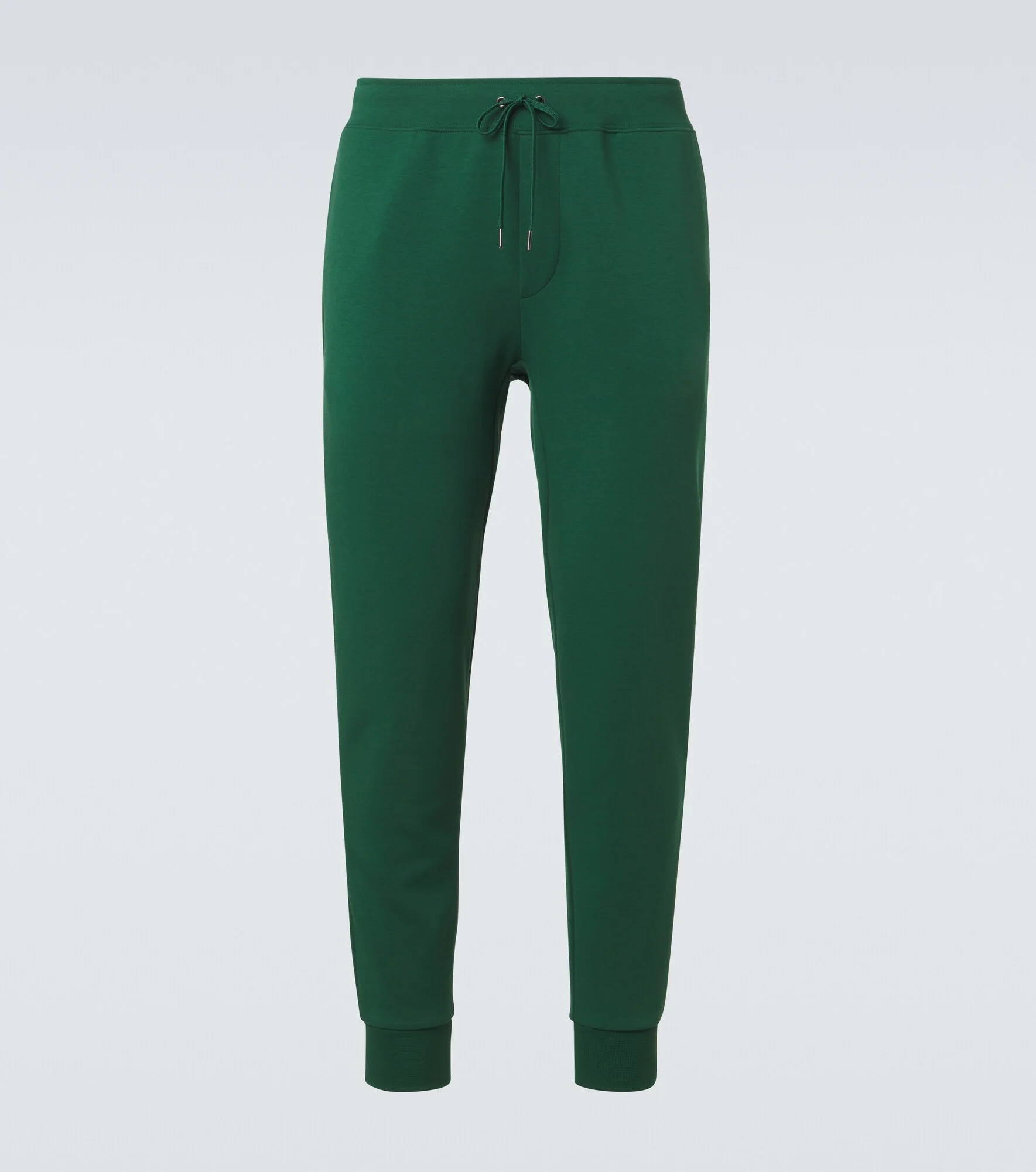 Cotton-blend jersey sweatpants - 1