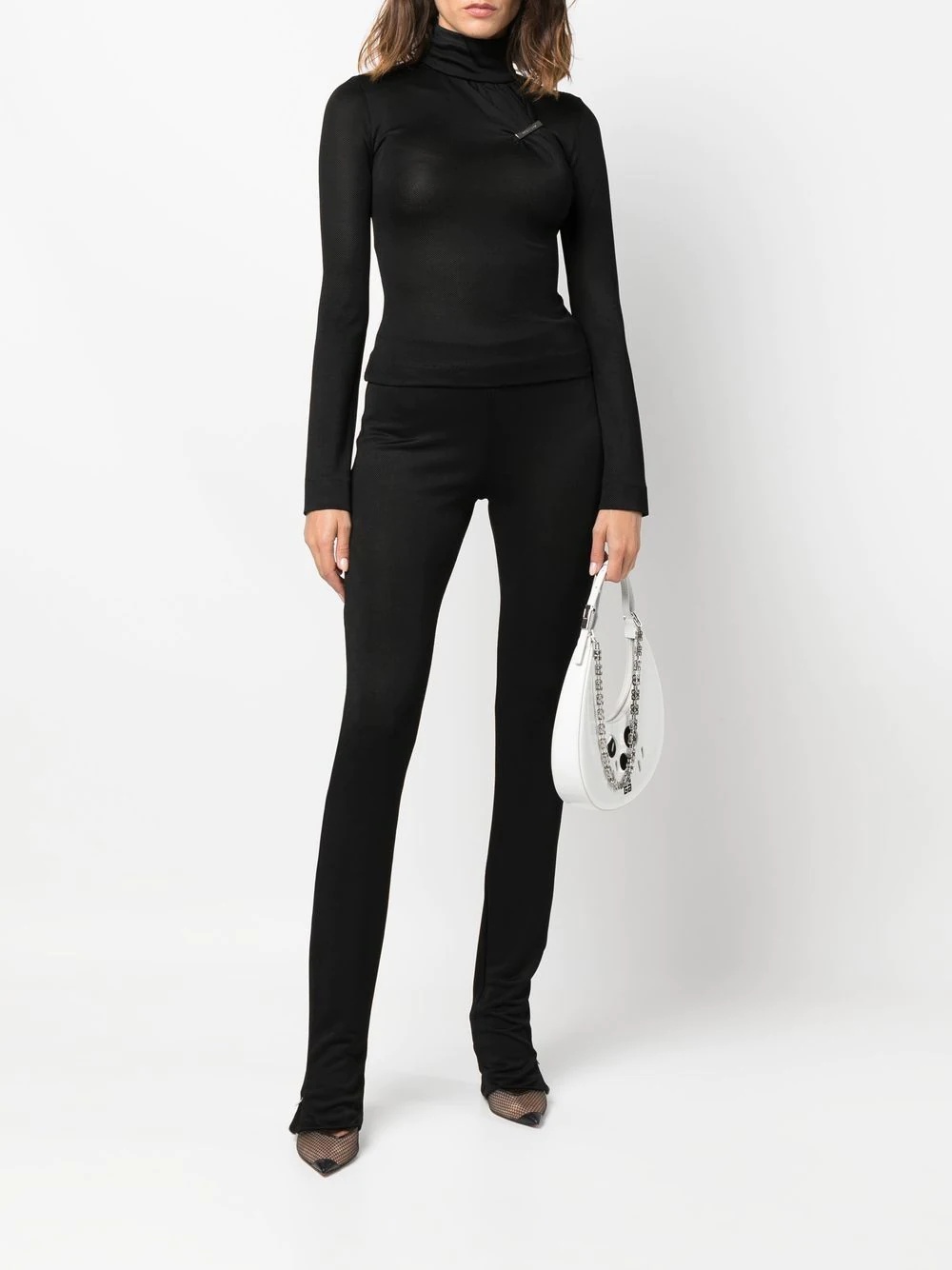 skinny ankle-zip trousers - 2