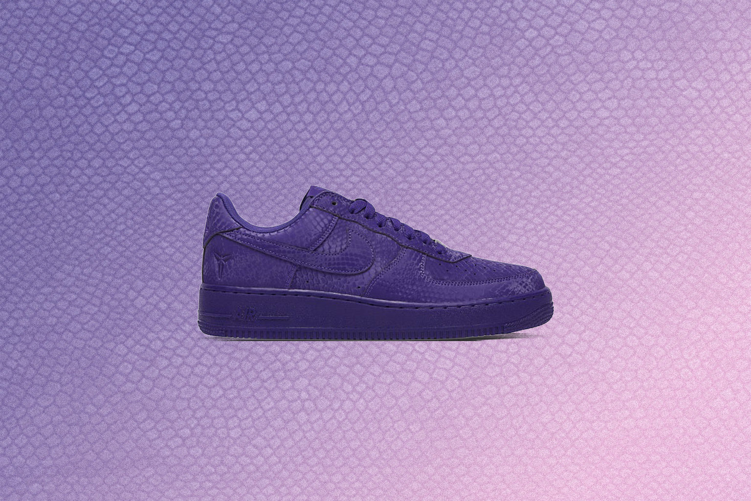NIKE X KOBE BRYANT AIR FORCE 1 LOW 'COURT PURPLE' - COURT PURPLE/COURT PURPLE - 5