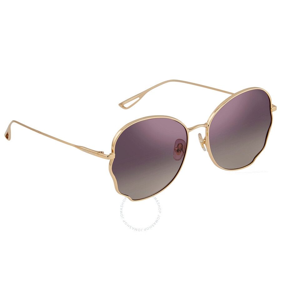 Bolon - Bolon Chloe Purple Gradient Irregular Ladies Sunglasses BL7105 A60 58 - 3