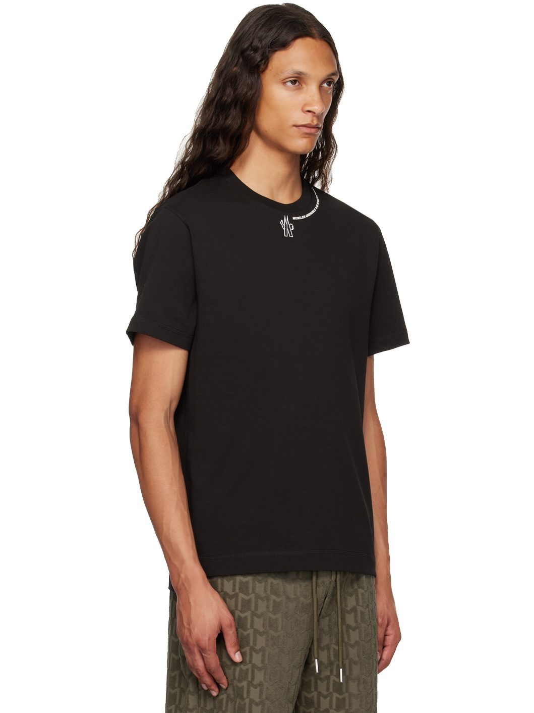 Black Printed Logo T-Shirt - 2