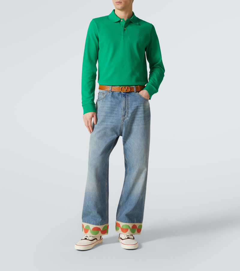 Valentino Cotton polo sweater outlook