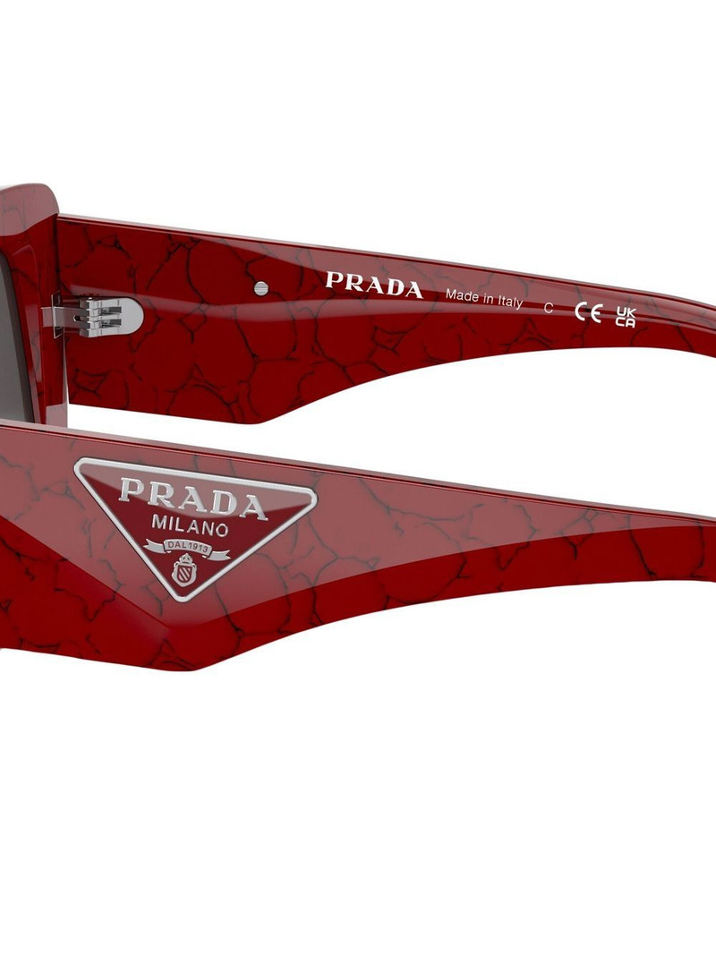 logo geometric-frame sunglasses 3