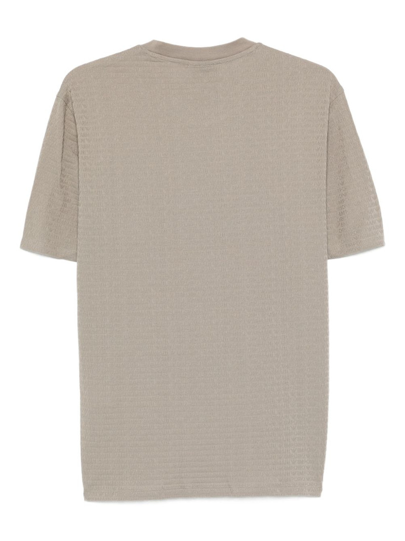 EMPORIO ARMANI textured T-shirt outlook