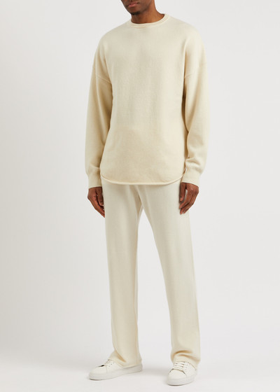 extreme cashmere N°320 Rush cashmere-blend sweatpants outlook