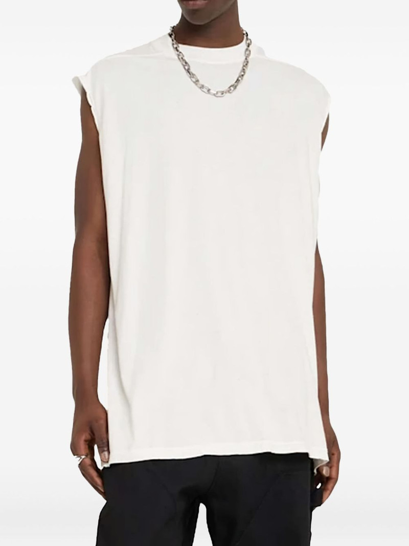 Rick Owens DRKSHDW raw-edge sleeveless tank top outlook